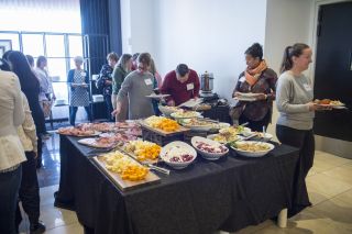 Buffet servi pendant le congrès